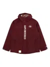 Aape By A Bathing Ape Logo-plaque Reversible Hooded Jacket In Burgundy