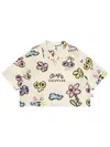 Aape By A Bathing Ape Floral-print Button-up Shirt In Neutrals