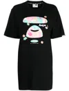 Aape By A Bathing Ape Logo-print Cotton-jersey T-shirt In Schwarz