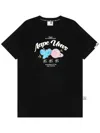 Aape By A Bathing Ape Logo-print Cotton T-shirt In Black