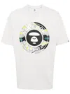 Aape By A Bathing Ape Logo-print Cotton T-shirt In Grey
