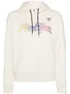 Aape By A Bathing Ape Logo-print Long-sleeved Hoodie In Neutrals