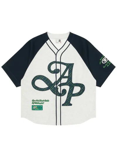 Aape By A Bathing Ape Logo-print Shirt In Grey