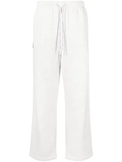 Aape By A Bathing Ape Logo-print Straight-leg Track Pants In Grey