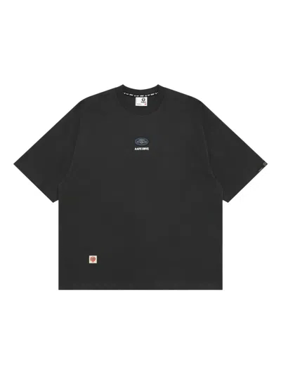 Aape By A Bathing Ape Logo-print T-shirt In Black