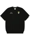 Aape By A Bathing Ape Logo-print T-shirt In Black