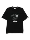 Aape By A Bathing Ape Logo-print T-shirt In Black