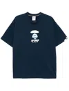 Aape By A Bathing Ape Logo-print T-shirt In Blue