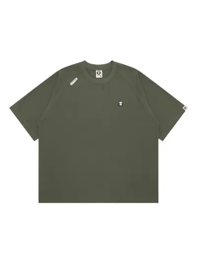 Aape By A Bathing Ape Logo-print T-shirt In Green