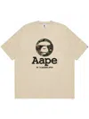 Aape By A Bathing Ape Logo-print T-shirt In Neutrals