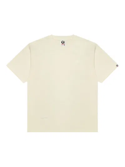 Aape By A Bathing Ape Logo-print T-shirt In Neutrals
