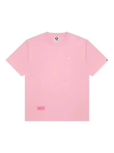 Aape By A Bathing Ape Logo-print T-shirt In Pink