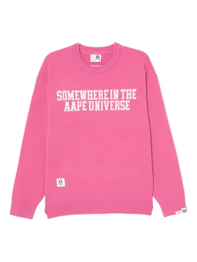 Aape By A Bathing Ape Sweatshirt Mit Logo-print In Animal Print