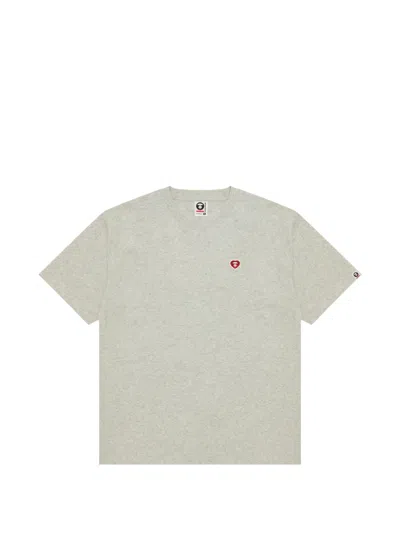 Aape By A Bathing Ape Logo T-shirt In Gray