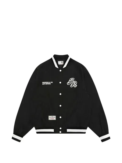 Aape By A Bathing Ape Logo-detail Bomber Jacket In Black