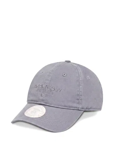 Aape By A Bathing Ape Logo-embroidered Baseball Cap In Gray