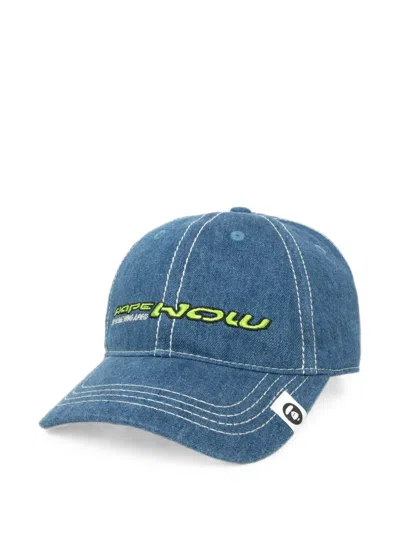 Aape By A Bathing Ape Logo-embroidered Curved-brim Cap In Blue