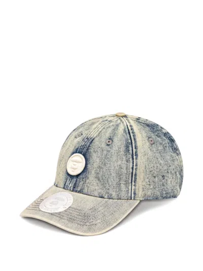 Aape By A Bathing Ape Logo-patch Baseball Cap In Blue