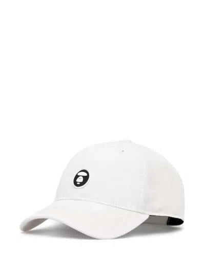 Aape By A Bathing Ape Logo-patch Cap In Gray