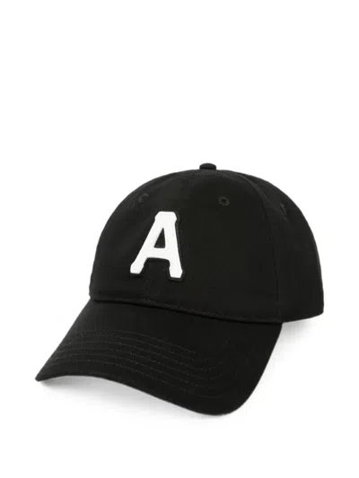 Aape By A Bathing Ape Logo-patch Curved-brim Cap In Black