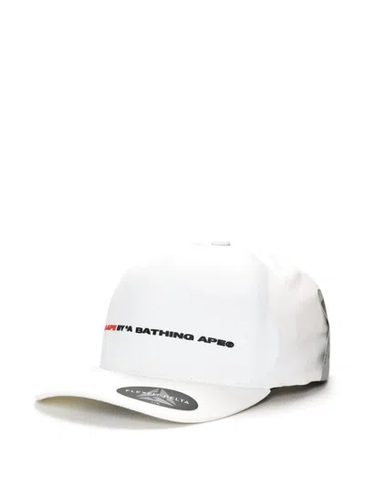 Aape By A Bathing Ape Logo-print Cap In White