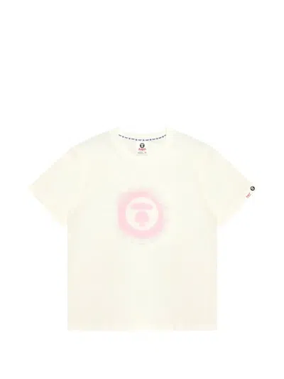 Aape By A Bathing Ape Logo-print T-shirt In White
