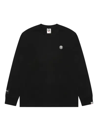 Aape By A Bathing Ape Long-sleeve T-shirt In Black