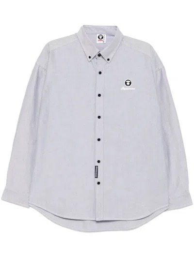 Aape By A Bathing Ape Long Sleeves Shirt In 灰色