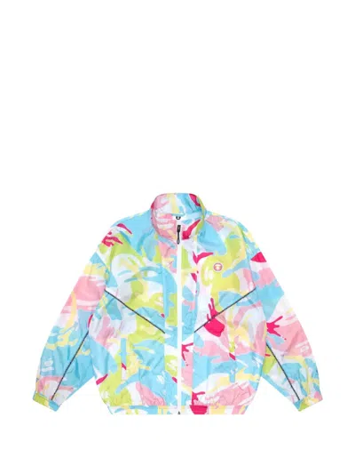 Aape By A Bathing Ape Moonface Camouflage-print Jacket In Multi