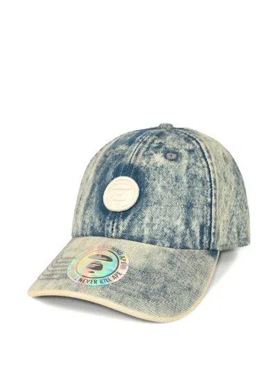 Aape By A Bathing Ape Moonface Denim Cap In Pattern