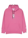Aape By A Bathing Ape Moonface Hoodie In Pink