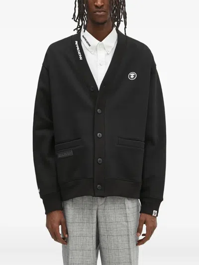 Aape By A Bathing Ape Moonface Logo Buttoned Cardigan