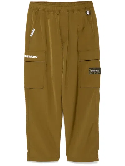 Aape By A Bathing Ape Cargohose Mit Moonface-logo In Nude
