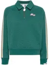Aape By A Bathing Ape Moonface Logo Half-zip Sweatshirt In Grün