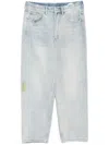 Aape By A Bathing Ape Jeans Mit Moonface-logo In Blau
