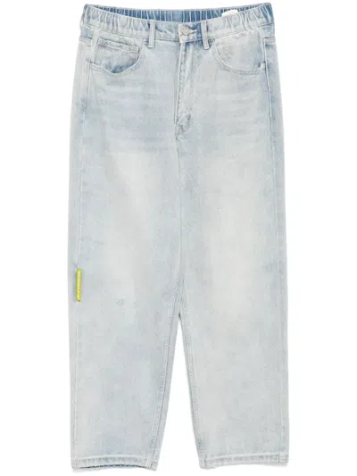 Aape By A Bathing Ape Jeans Mit Moonface-logo In Blau