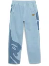 Aape By A Bathing Ape Moonface-logo Jeans In Blue