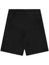 Aape By A Bathing Ape Moonface Logo-patch Shorts In Black