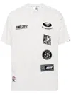 AAPE BY A BATHING APE MOONFACE LOGO PRINTED SHORT SLEEVE TEE