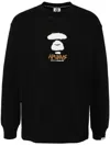 Aape By A Bathing Ape Moonface Logo T-shirt In Black