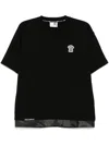 Aape By A Bathing Ape T-shirt Mit Moonface-logo In Schwarz