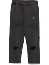 Aape By A Bathing Ape Moonface-logo Track Pants In Black