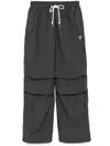 Aape By A Bathing Ape Moonface Logo Utility Pants In Grey