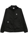 Aape By A Bathing Ape Moonface Logo Windbreaker Jacket In Black