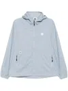 Aape By A Bathing Ape Moonface Logo Windbreaker Jacket In Grey