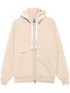 Aape By A Bathing Ape Moonface Logo Zip-up Hoodie In Neutrals