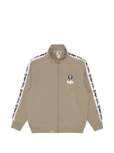 Aape By A Bathing Ape Moonface Patch Logo-tape Jacket In Multi