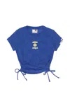 Aape By A Bathing Ape Moonface Patterned T-shirt In Blue