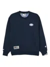 Aape By A Bathing Ape Moonface Sweatshirt In Blue