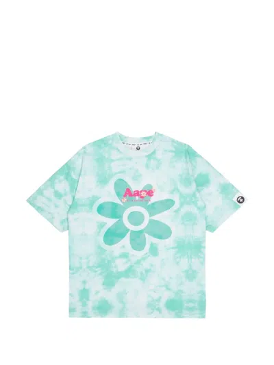 Aape By A Bathing Ape Moonface Tie-dye T-shirt In Orange